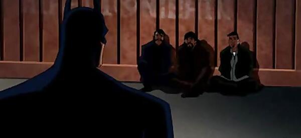 عکس بتمن پشت نقاب سرخ