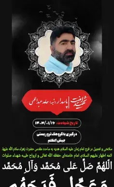 عکس شهید احمد سلیمانی