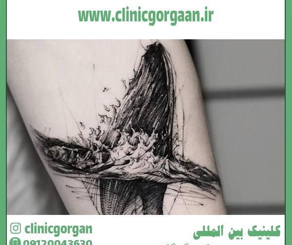 عکس زدن تاتو روی دست