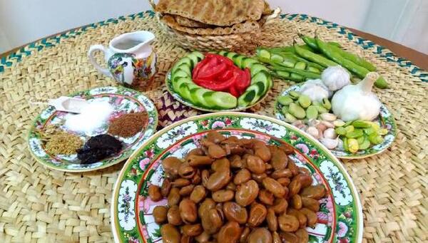عکس ظرف باقالی پخته