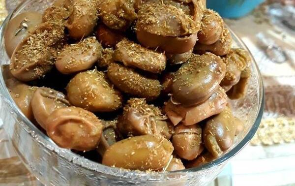 عکس ظرف باقالی پخته