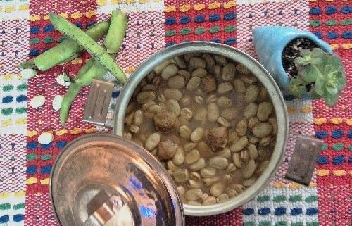 عکس ظرف باقالی پخته
