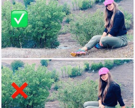 ژست عکس نشسته جلو اینه