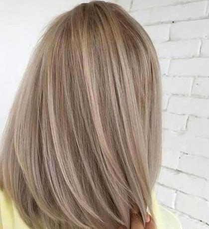 عکس رنگ مو استخوانی جدید