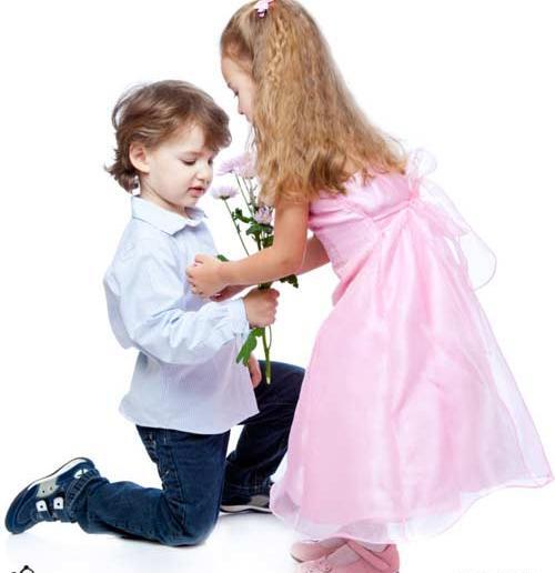 ژست عکس دونفره کودک