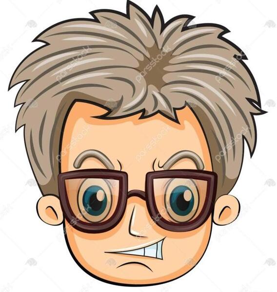 عکس نقاشی صورت عصبانی