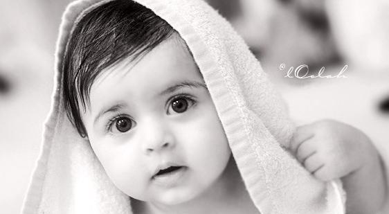 عکس پسر کوچولو چشم مشکی