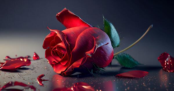 عکس یک گل رز