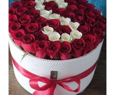 عکس گل رز با حرف h
