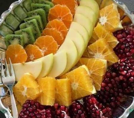 عکس تزیین ظرف میوه تابستانی