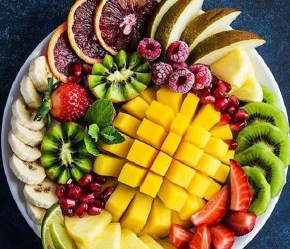 عکس تزیین ظرف میوه تابستانی