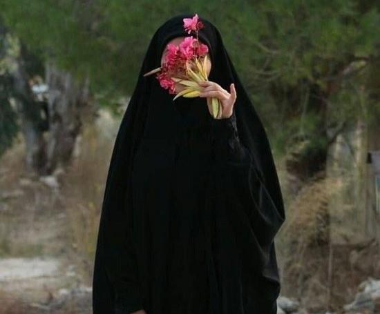 عکس چادری در طبیعت