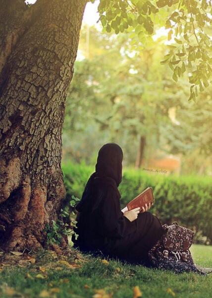عکس چادری در طبیعت