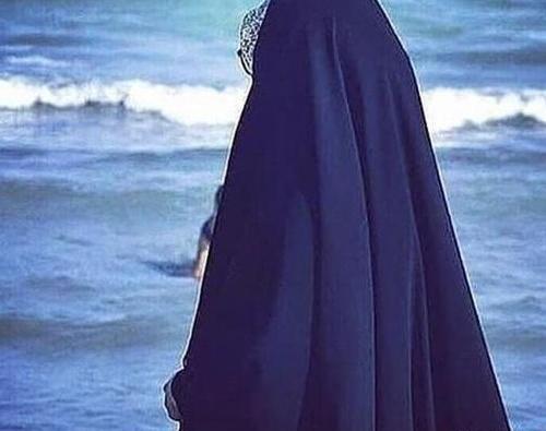 عکس چادری در طبیعت