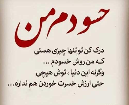 عکس نوشته درباره حسادت زنانه