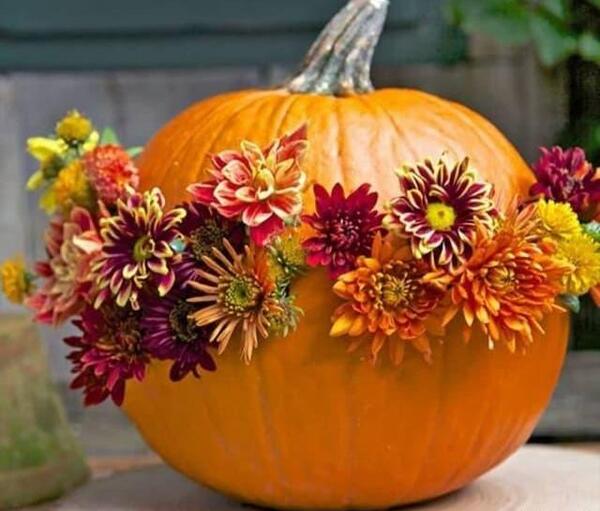 عکس ایده تزیین کدو شب یلدا