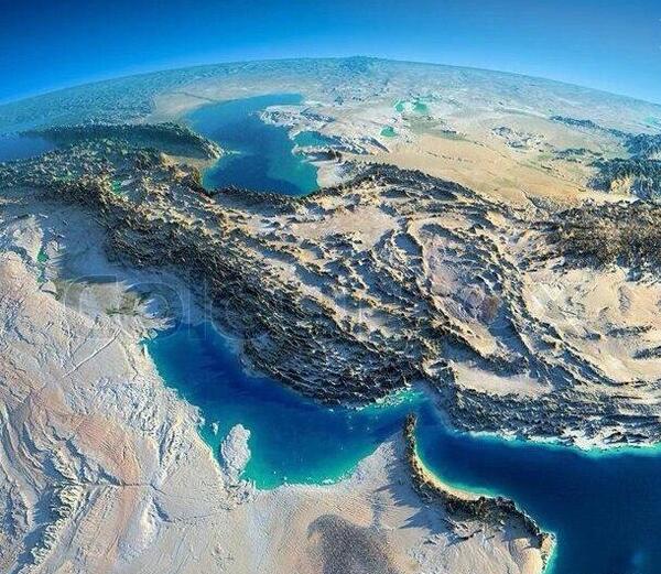 عکس زیبا نقشه ایران