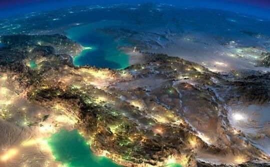 عکس زیبا نقشه ایران