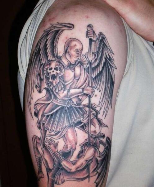 عکس طرح فرشته تاتو