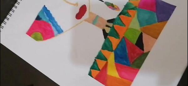 عکس ایده برای نقاشی کوبیسم