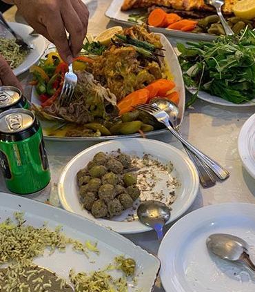 عکس فیک غذا در رستوران