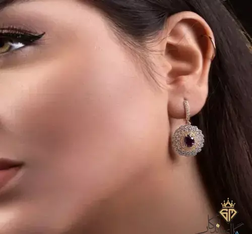 عکس گوشواره نگین دار