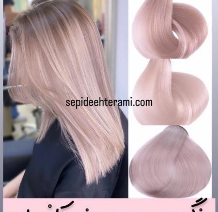 عکس رنگ مو نسکافه ای تیره