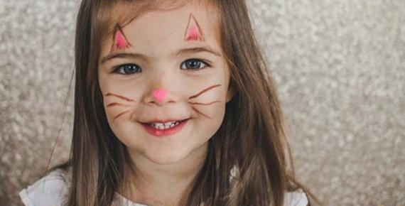 عکس نقاشی روی صورت خرگوش