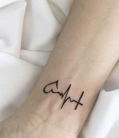 عکس تاتو نبض روی مچ دست