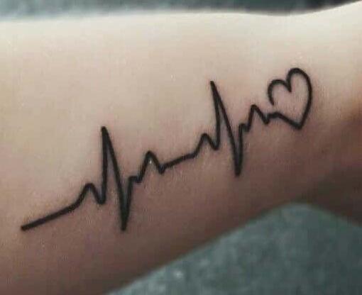 عکس تاتو نبض روی مچ دست