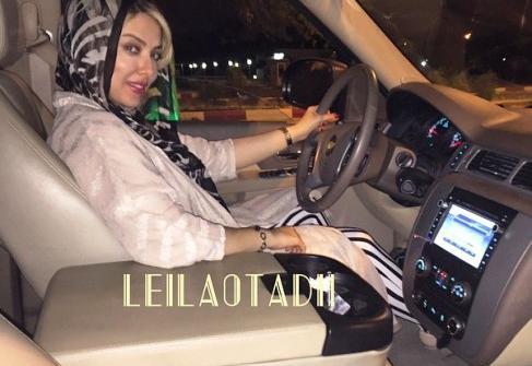 عکس لیلا اوتادی در خارج