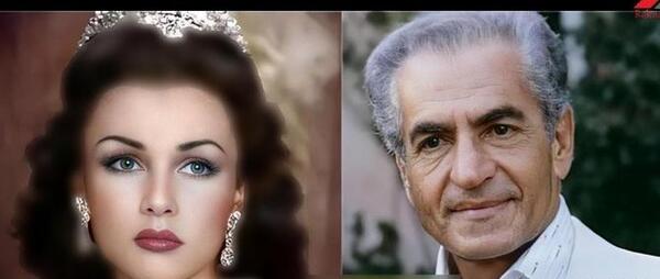 عکسهای پیری ثریا همسر شاه