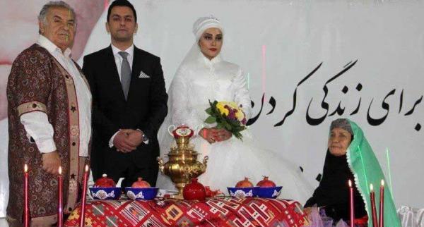 عکس عروس داماد شب یلدا