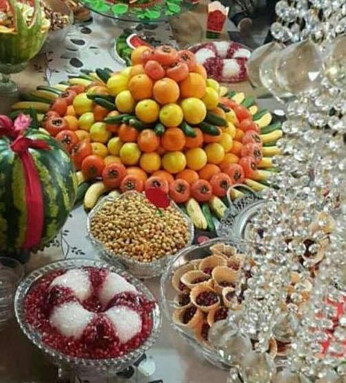 عکس عروس داماد شب یلدا