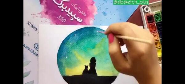 عکس نقاشی کودکانه طرح جابر