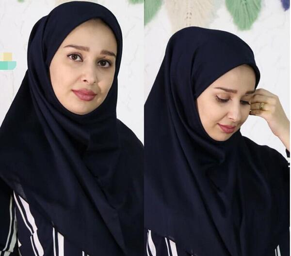 عکس مقنعه خبرنگاری