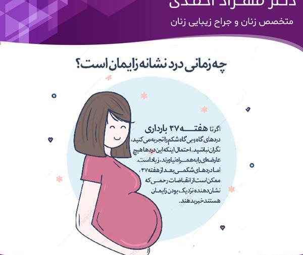 عکس ترشحات نزدیک زایمان