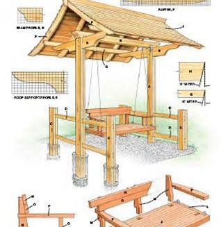 عکس تاب چوبی