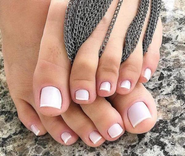 عکس طراحی ناخن پا