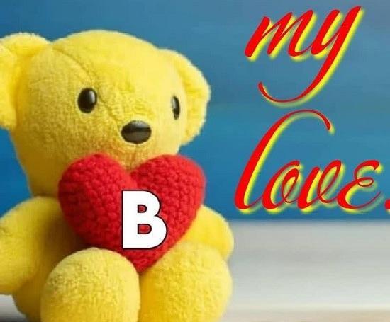 عکس نوشته حرف انگلیسی b
