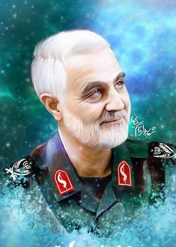 دانلود عکس شهید سلیمانی عزیز ملت