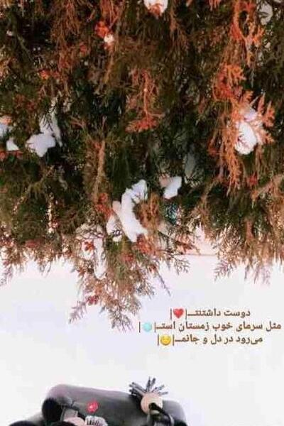 عکس فیک دختر زمستانی