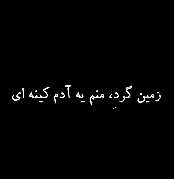 عکس زمین گرده منم کینه ای