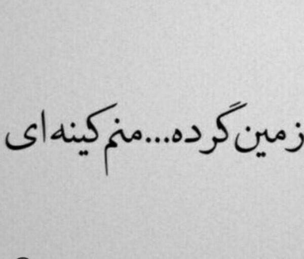 عکس زمین گرده منم کینه ای