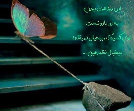 عکس نوشته من قویم