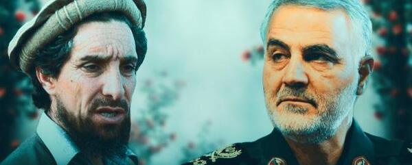 عکس های احمد شاه مسعود با قاسم سلیمانی