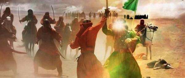 عکس امام حسین ویزید