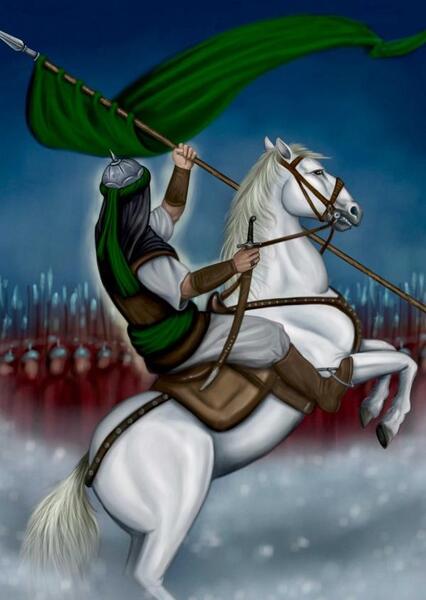 عکس امام حسین ویزید