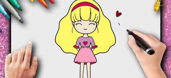 عکس نقاشی دخترانه پرنسس