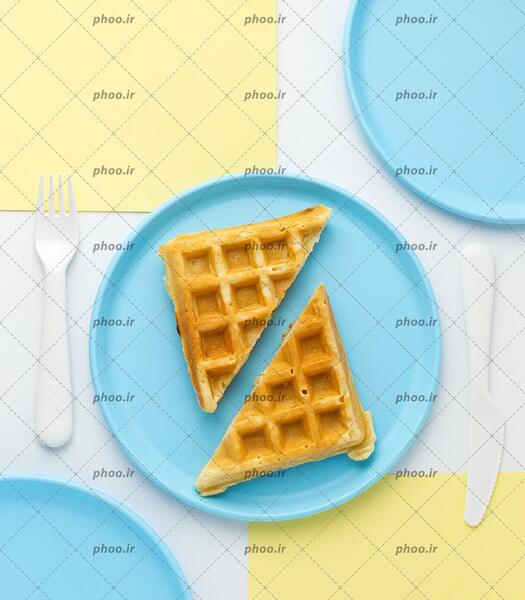 عکس شیرینی وافل